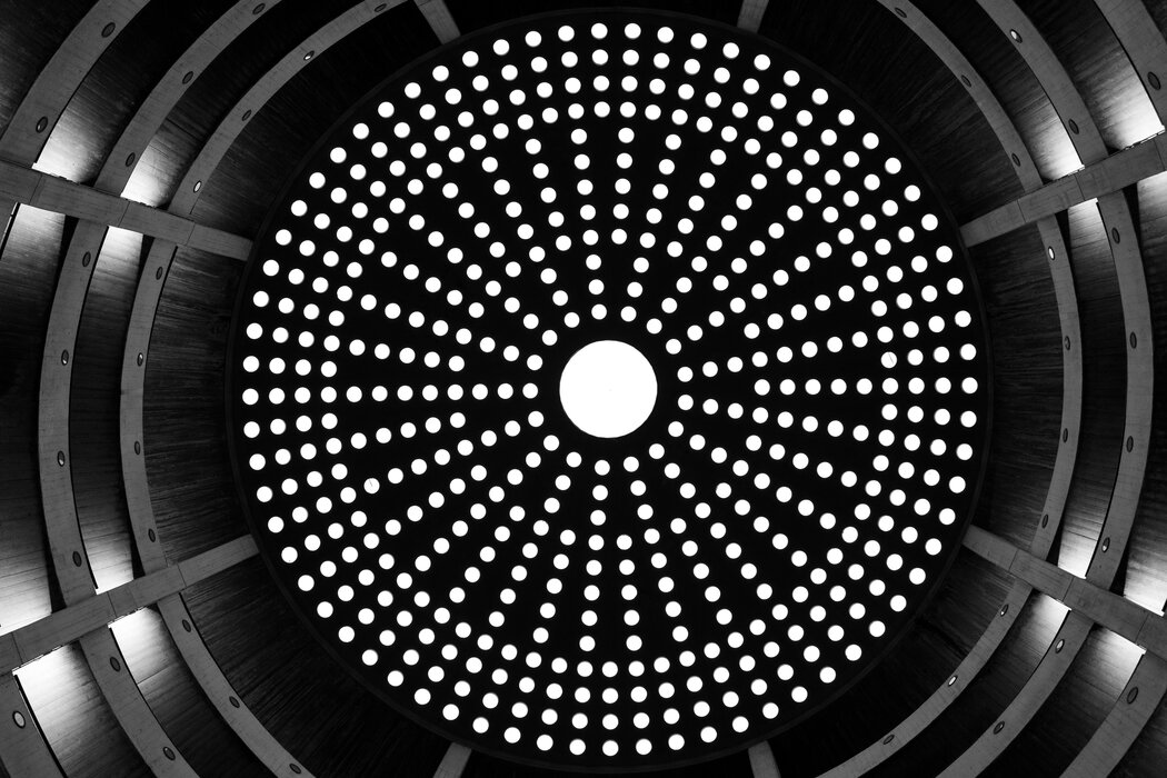 Europäische Küste mit Abendlicht